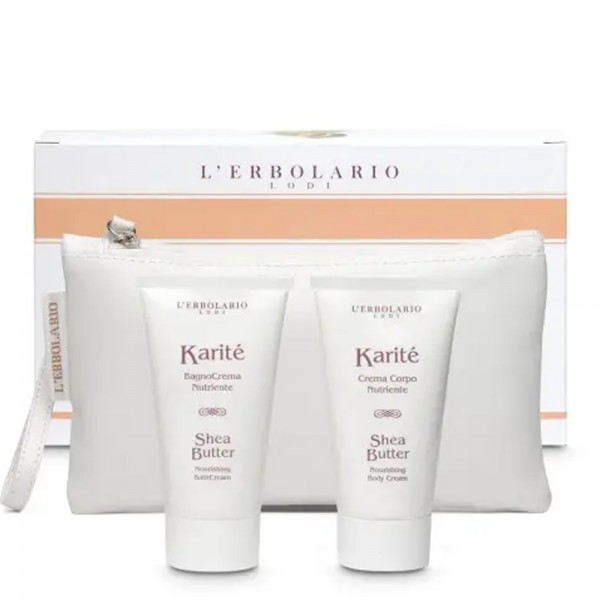 L'Erbolario Karité Σετ 2x75ml – Κρέμα μπάνιου & σώματος με shea butter για ξηρές επιδερμίδες