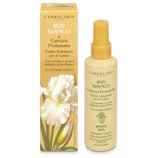 L'Erbolario Iris Bianco Carezza Profumata 150ml – Αρωματικό γαλάκτωμα σώματος με λευκή ίριδα και διακριτικό άρωμα