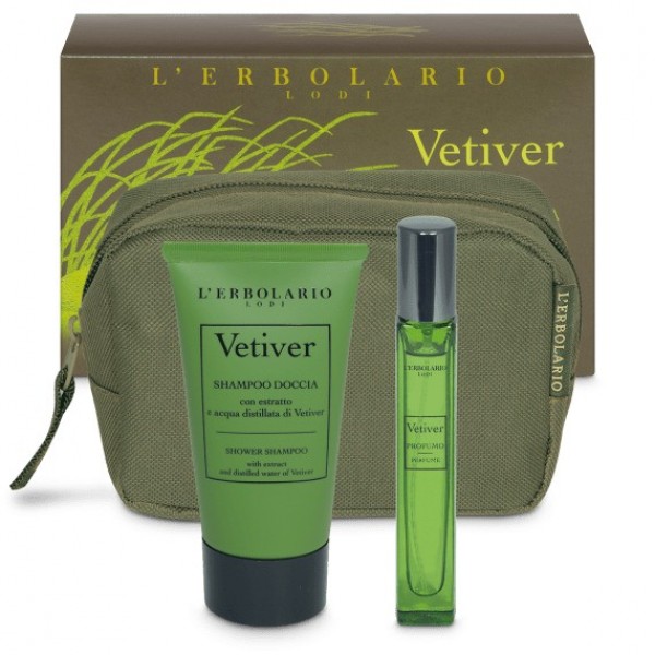 L'Erbolario Vetiver Beauty Box – Ανδρικό σετ με άρωμα 10ml και σαμπουάν-αφρόλουτρο 75ml σε κομψή συσκευασία δώρου