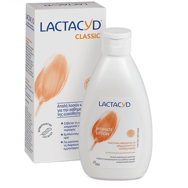 Lactacyd Καθαριστικό Ευαίσθητης Περιοχής 300ml – Ήπια καθαριότητα και ισορροπία pH για καθημερινή χρήση