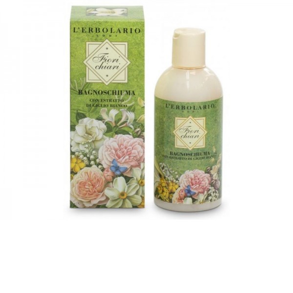 L’Erbolario Fiori Chiari αφρόλουτρο 250 ml – φυσικό αφρόλουτρο με λευκό κρίνο