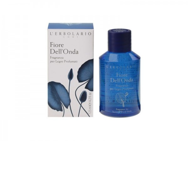 L'Erbolario Fiore Dell'Onda αρωματικό χώρου 125ml με ξύλινα στικς – διακριτικό φλοράλ άρωμα για φρεσκάδα και ατμοσφαιρική αρωματοθεραπεία