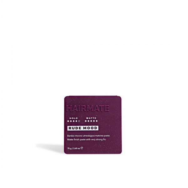 Hairmate Rude Mood Very Firm Matte Paste 75gr Ματ Πάστα Εξαιρετικά Ισχυρής Συγκράτησης-Vegan