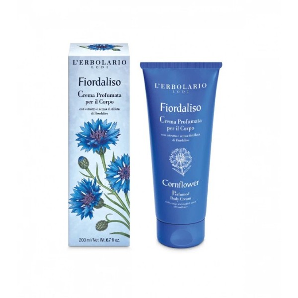 L'Erbolario Fiordaliso κρέμα σώματος 200ml – vegan και cruelty free ενυδατική κρέμα με φλοράλ άρωμα για απαλή και θρέφουσα περιποίηση