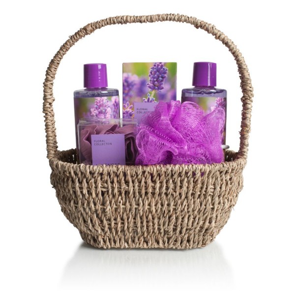 Pokhara Bath Basket Ocean Breeze – Σετ με λοσιόν, αφρόλουτρο, άλατα & λουλούδι μπάνιου για πλήρη περιποίηση