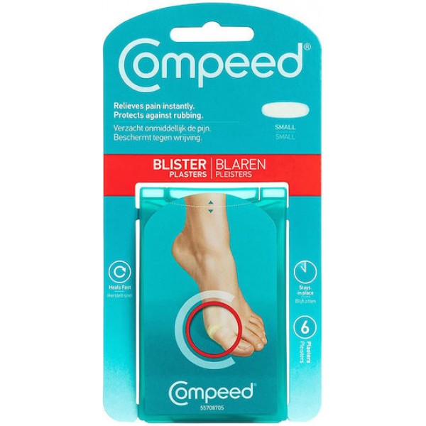 Compeed μικρά επιθέματα για φουσκάλες 6 τεμάχια – συσκευασία προϊόντος