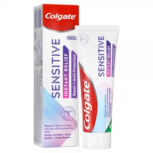 Colgate Sensitive Instant Relief Multi Protection Οδοντόκρεμα 75 ml για ευαίσθητα δόντια