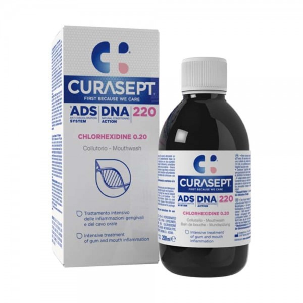 Curasept ADS DNA 220 Στοματικό Διάλυμα 200 ml με Χλωρεξιδίνη 0.20% και ADS σύστημα  