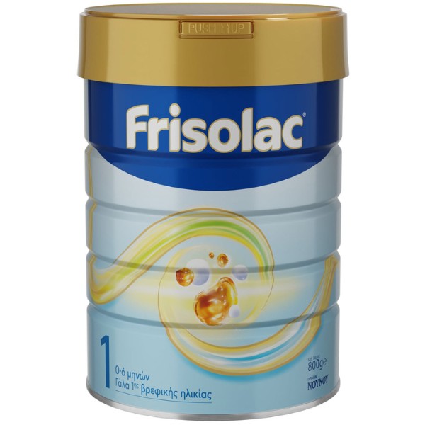 Friso Gold Frisolac 1 γάλα σε σκόνη 0+ μηνών 800 g — πλήρης φόρμουλα για βρέφη