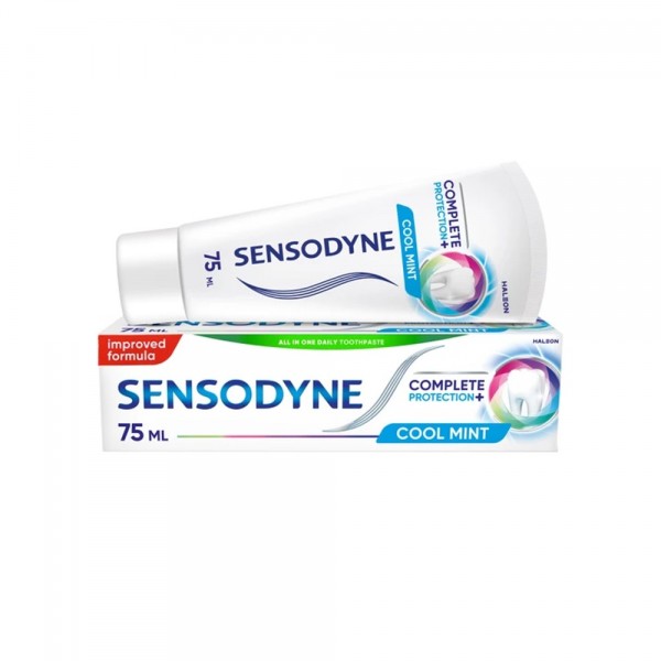 Sensodyne Complete Protection+ Cool Mint οδοντόκρεμα για ευαίσθητα δόντια & σφαιρική προστασία, 75ml