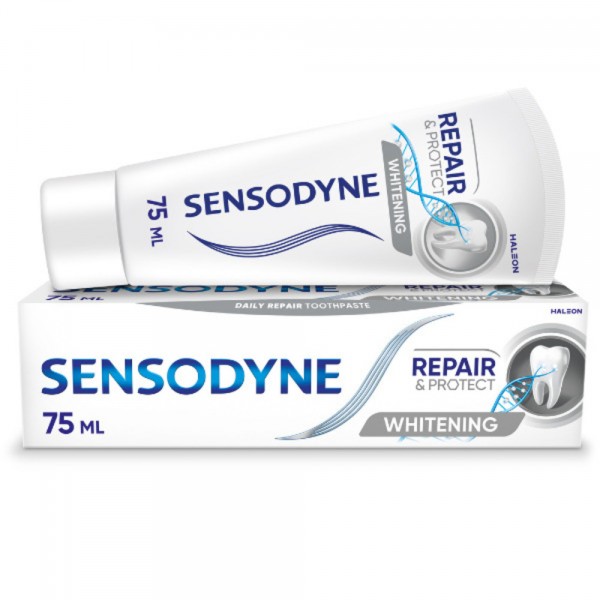 Sensodyne Repair & Protect Whitening οδοντόκρεμα με αναδόμηση σμάλτου & λεύκανση για ευαίσθητα δόντια 75ml