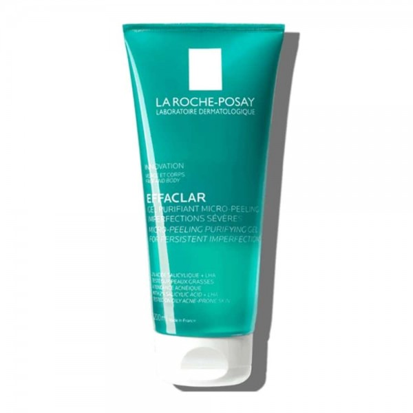 La Roche‑Posay Effaclar Micro‑Peeling Purifying Gel 200 ml – απολεπιστικό gel με σαλικυλικό οξύ κατά της ακμής