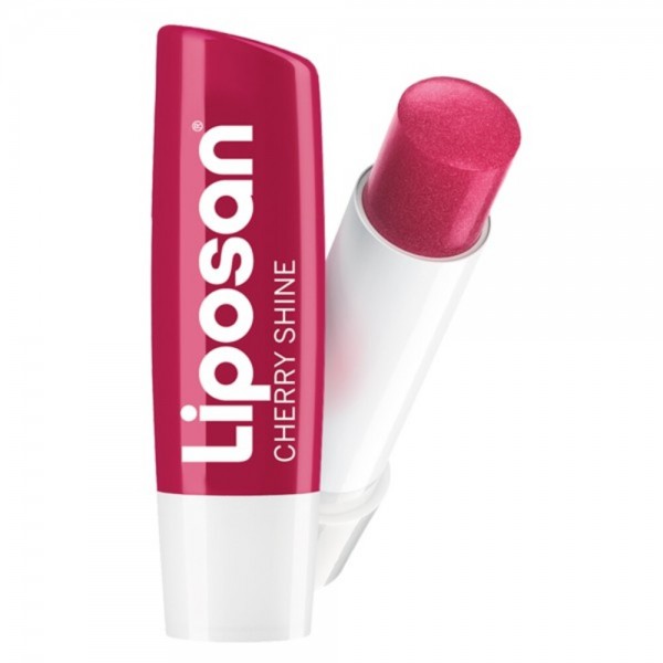 Liposan Cherry Shine 4,8g – Βάλσαμο χειλιών με άρωμα κεράσι & διακριτική κόκκινη λάμψη