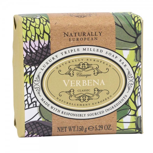 Σαπούνι Naturally European Verbena 150g σε κομψή, οικολογική συσκευασία