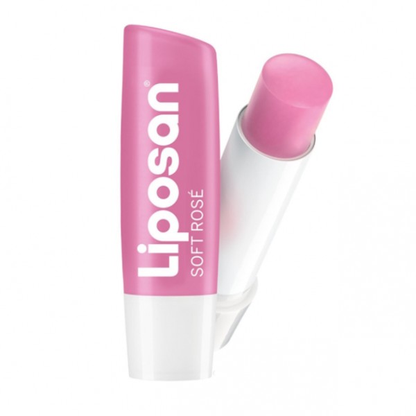 Liposan Soft Rose 4.8g – Ενυδατικό χειλιών με ροζ απόχρωση για φυσική λάμψη και απαλότητα