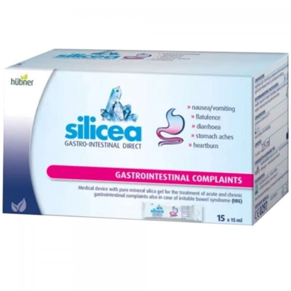 Hubner Silicea Gastro-Intestinal Gel Direct 15x15ml – φυσική ανακούφιση για το στομάχι και το πεπτικό