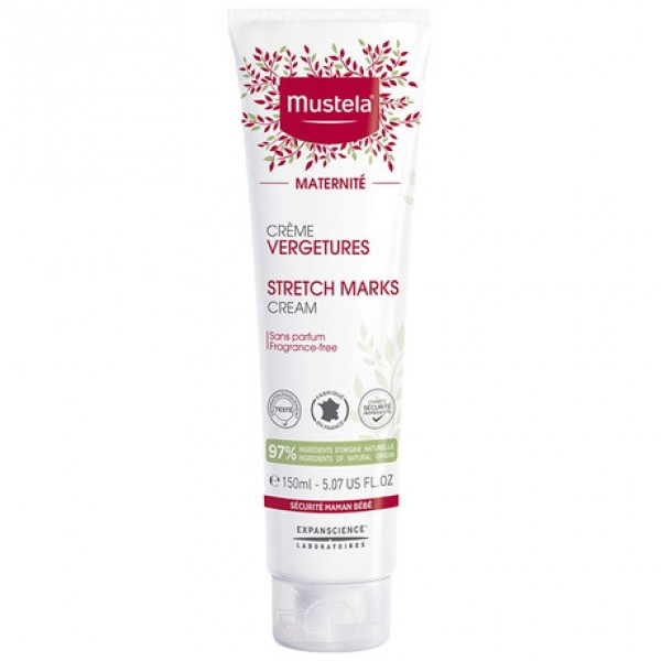 Mustela Stretch Marks Prevention Cream κρέμα πρόληψης ραγάδων για εγκυμοσύνη και μετά τον τοκετό, 150ml