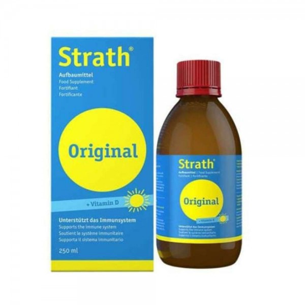 Strath Original + Vitamin D 250 ml πολυβιταμινούχο σιρόπι φυτικής μαγιάς