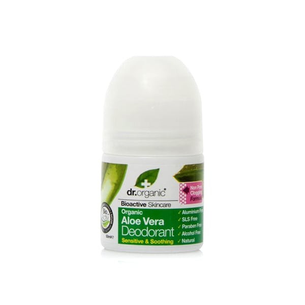 Αποσμητικό Dr.Organic Aloe Vera με βιολογική αλόη βέρα για φυσική φρεσκάδα και απαλότητα