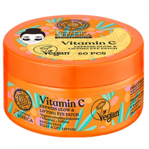 Natura Siberica Oblepikha C‑Berrica Vitamin C Express Glow & Lifting Eye Patches – 60 τεμ.