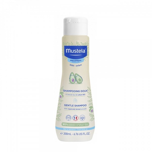 Mustela Gentle Shampoo για κανονικό δέρμα 200ml – απαλό σαμπουάν για βρέφη και παιδιά
