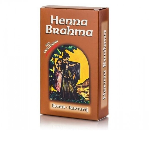 Henna Brahma Powder Brown 75gr – φυσική καστανή χένα για μαλλιά