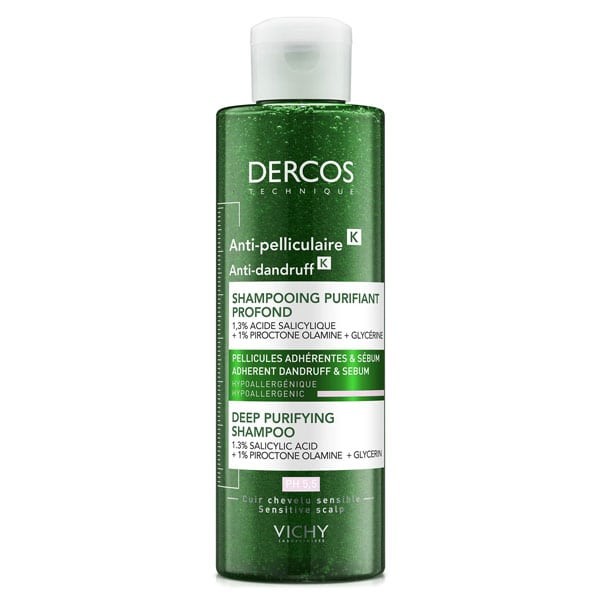 Vichy Dercos Anti-Dandruff K Αντιπιτυριδικό Σαμπουάν για ευαίσθητο τριχωτό – αντιμετώπιση πιτυρίδας