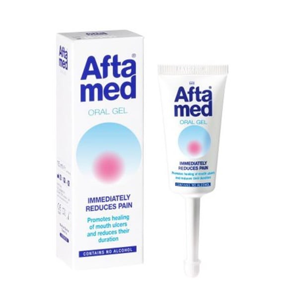 Aftamed Oral Gel 10ml για ανακούφιση στοματικών ελκών και προστασία βλεννογόνου