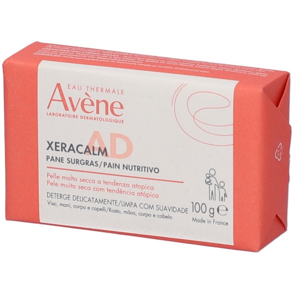 Avène XeraCalm A.D. Pain Nettoyant υπερλιπιδική μπάρα καθαρισμού 100gr