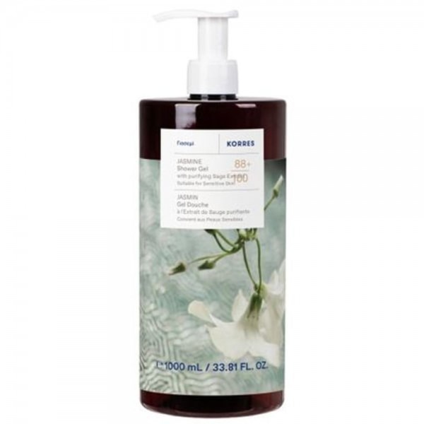 Korres Shower Gel Jasmine αναζωογονητικό αφρόλουτρο γιασεμί 1000ml
