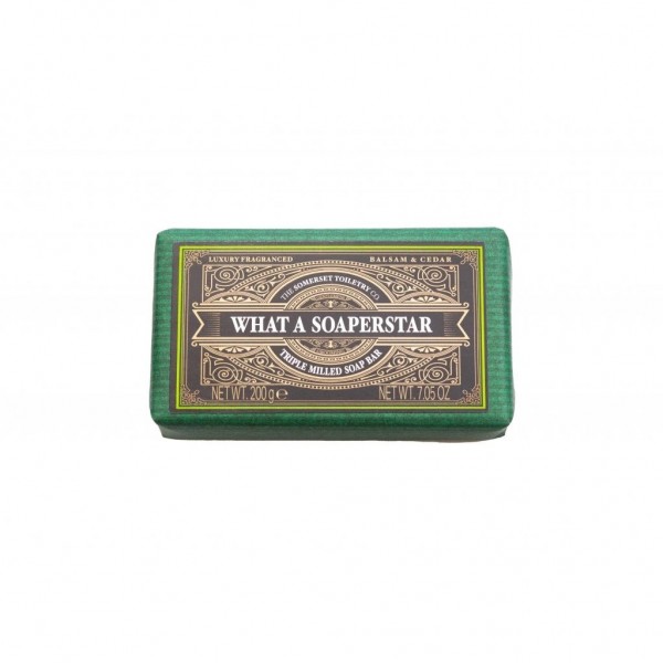 Somerset Toiletry Co σαπούνι balsam cedar 200gr αρωματικό σαπούνι σώματος πολυτελείας με ξυλώδες άρωμα