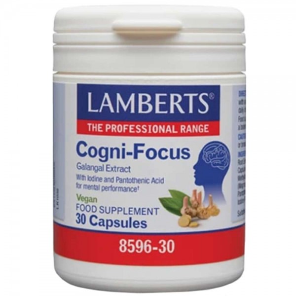 Lamberts Cogni-Focus 30 κάψουλες συμπλήρωμα για μνήμη συγκέντρωση και πνευματική απόδοση