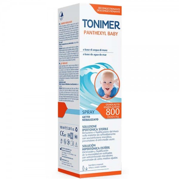 Tonimer Lab Panthexyl Baby Spray 100ml – υπέρτονο διάλυμα με θαλασσινό νερό & πανθενόλη για βρέφη και παιδιά.