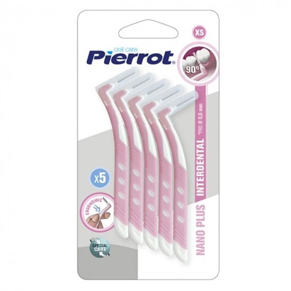 Pierrot Μεσοδόντια Βουρτσάκια Nano Plus 0.6mm για καθαρισμό μεσοδόντιων διαστημάτων και στοματική υγιεινή