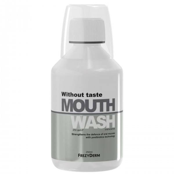 Frezyderm Without Taste Mouthwash 250ml στοματικό διάλυμα χωρίς γεύση και άρωμα