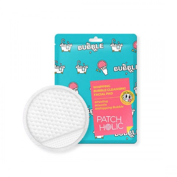 Patch Holic Whipping Bubble Cleansing Facial Pad. Αφρώδες Pad Καθαρισμού Προσώπου για Βαθύ Καθαρισμό και Απομάκρυνση Ρύπων.