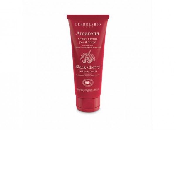 L'Erbolario Amarena Κρέμα Σώματος 100ml με βύσσινο Amarena, κόκκινο μήλο, βανίλια και musk 