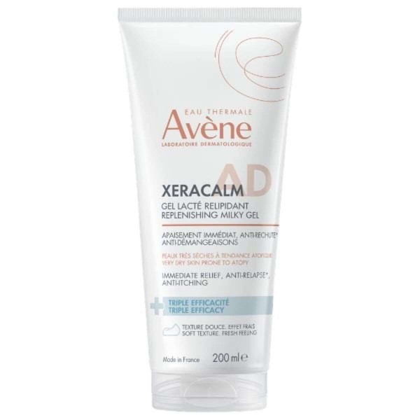 Avène XeraCalm A.D Milky Gel αναπλήρωσης λιπιδίων για ξηρό και ατοπικό δέρμα 200ml