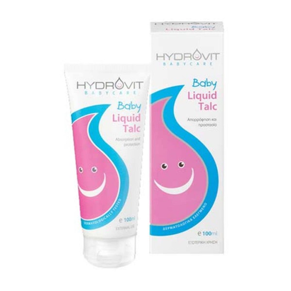 Hydrovit Baby Liquid Talc υγρή πούδρα για βρέφη 100ml για προστασία από ερεθισμούς και υγρασία