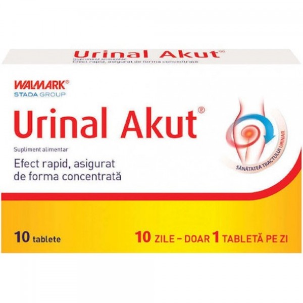 Vivapharm Urinal Akut Ουροποιητικό 10 Δισκία με Cranberry, Solidago και Βιταμίνη D3 για την Υποστήριξη του Ουροποιητικού Συστήματος