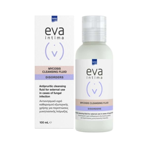 Intermed Eva Intima Mycosis Cleansing Fluid υγρό καθαρισμού ευαίσθητης περιοχής για μυκητιάσεις Candida 100ml
