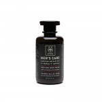 Apivita Men's Care ανδρικό σαμπουάν και αφρόλουτρο με κάρδαμο και πρόπολη 250ml