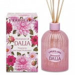 L’Erbolario Sfumature di Dalia αρωματικό χώρου 250ml με ξύλινα στικ
