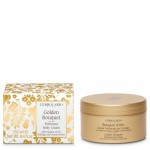 L’Erbolario Bouquet d’Oro Αρωματική Κρέμα Σώματος 250ml – Συσκευασία με χρυσή κρέμα και λουλούδια