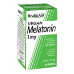 Health Aid Vegan Melatonin 1mg 90 ταμπλέτες συμπλήρωμα για ύπνο