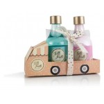 Pokhara Bath Set “Car” – Λοσιόν βατόμουρο & αφρόλουτρο μέντα-σοκολάτα 210ml σε δώρο-συσκευασία αυτοκίνητο