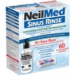 NeilMed Sinus Rinse Kit με 60 premixed sachets για ρινική αποσυμφόρηση και υγιεινή.