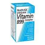Health Aid Vitamin B99 Complex 60 ταμπλέτες — σύμπλεγμα βιταμινών B + σίδηρος + βιταμίνη C