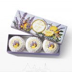Saponificio Fiorentino Lavender & Cedar – Σετ 3 φυτικά σαπούνια 100g με άρωμα λεβάντας και κέδρου