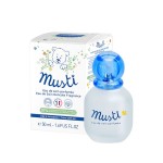 Mustela Musti κολόνια για βρέφη και παιδιά χωρίς αλκοόλ με φυσικά εκχυλίσματα, 50ml